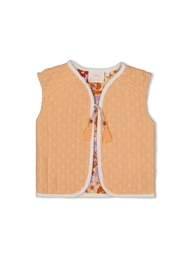 Jubel - Gilet - Sunny Side Up – abrikoos