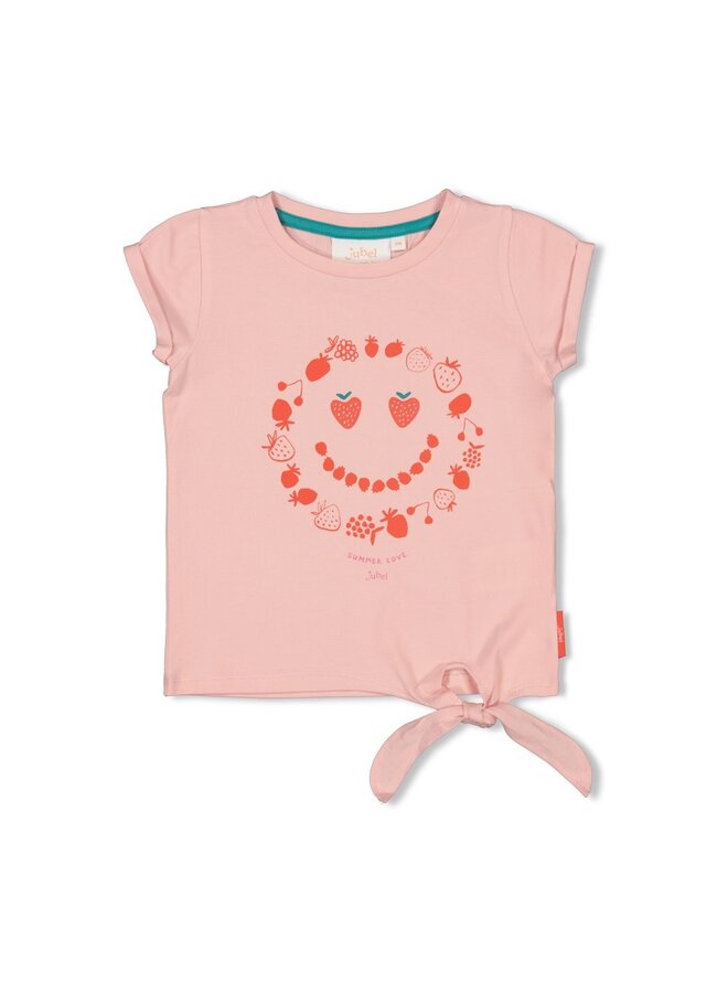 T-shirt - Berry Nice – licht roze