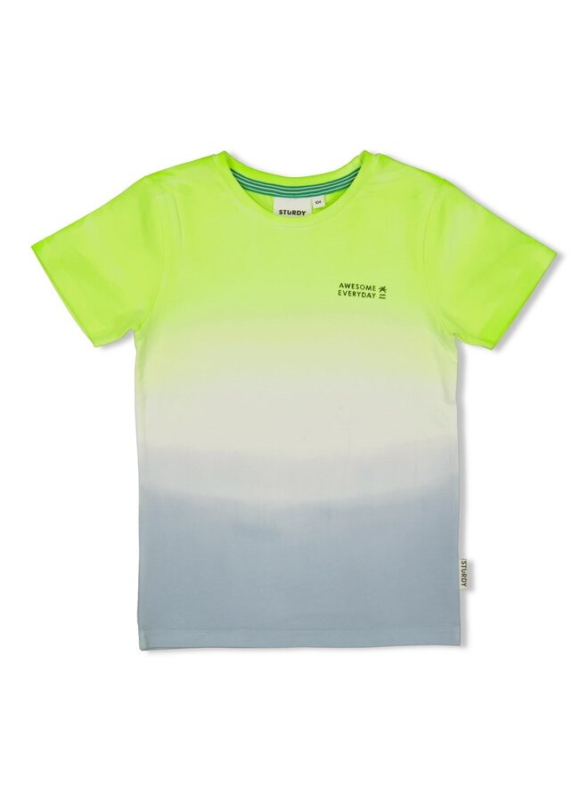 Sturdy - T-shirt Tie Dye - Gone Surfing – lime