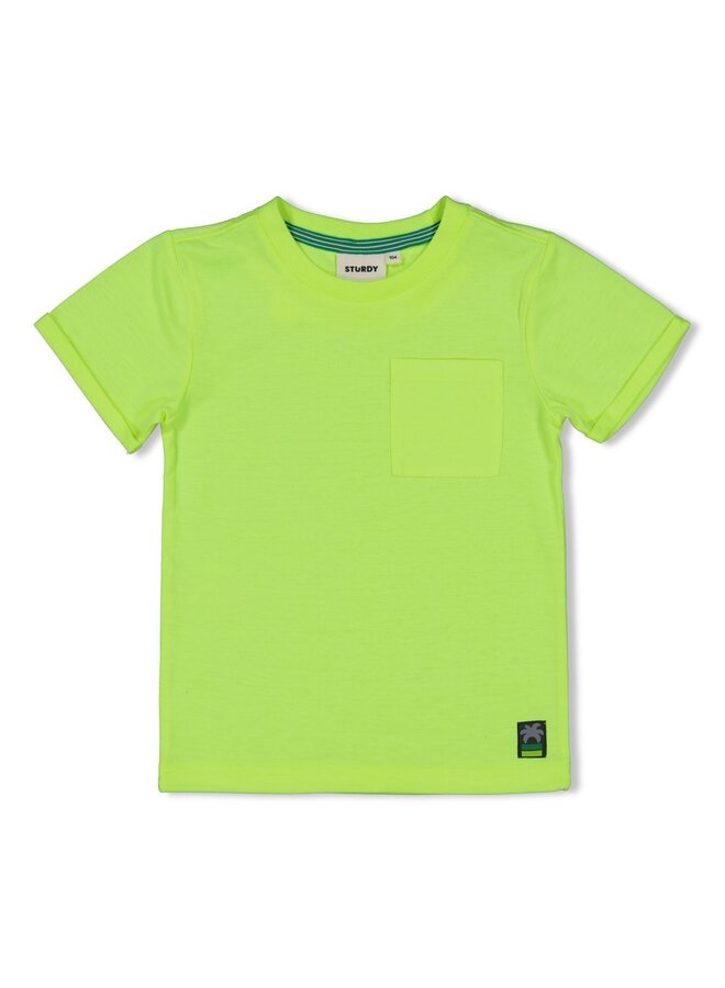 T-shirt - Gone Surfing – lime