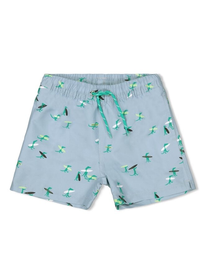 Sturdy - Zwemshort AOP - Gone Surfing – licht blauw