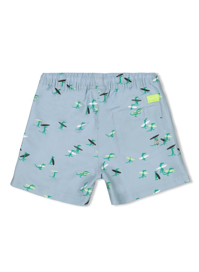 Sturdy - Zwemshort AOP - Gone Surfing – licht blauw