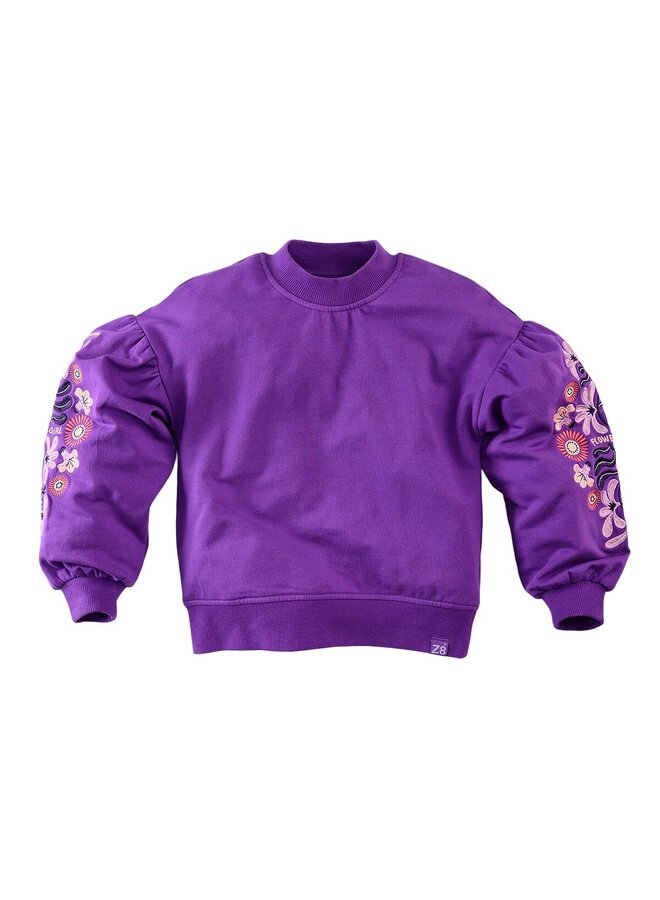 Elvire - sweater - Electric violet
