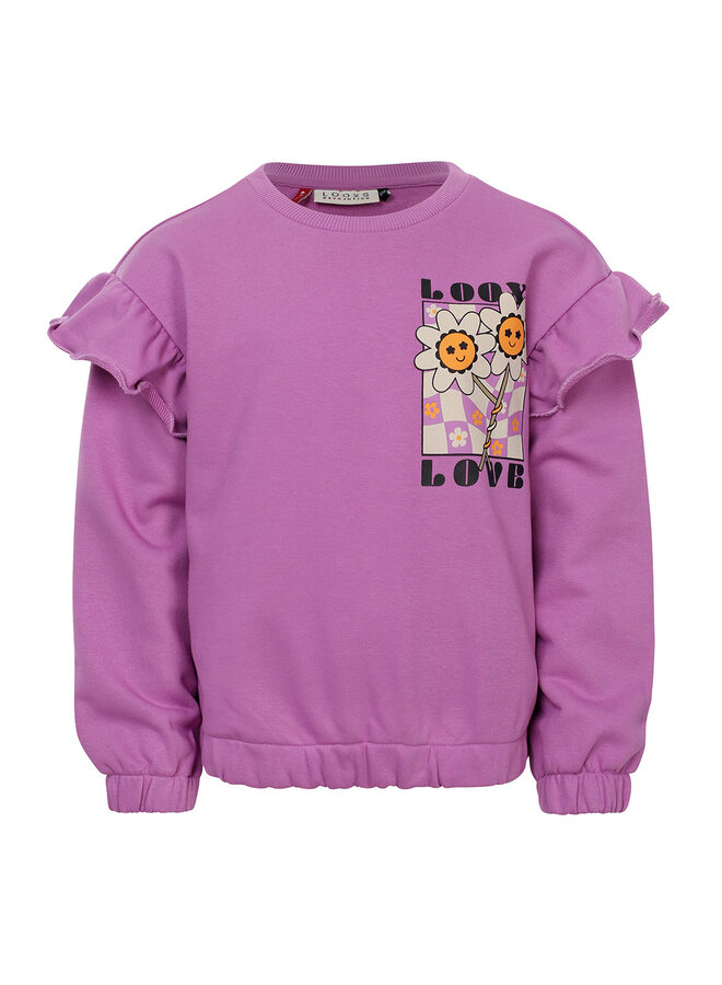 Looxs Little - Little sweater -  Purple fuchsia