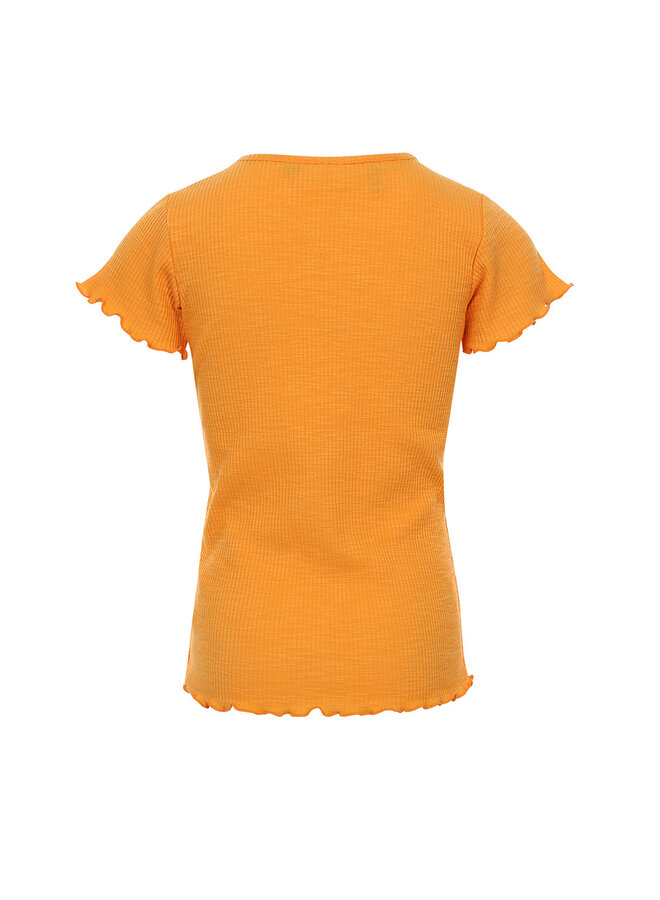Looxs Little - Little slubrib T-shirt – Orange