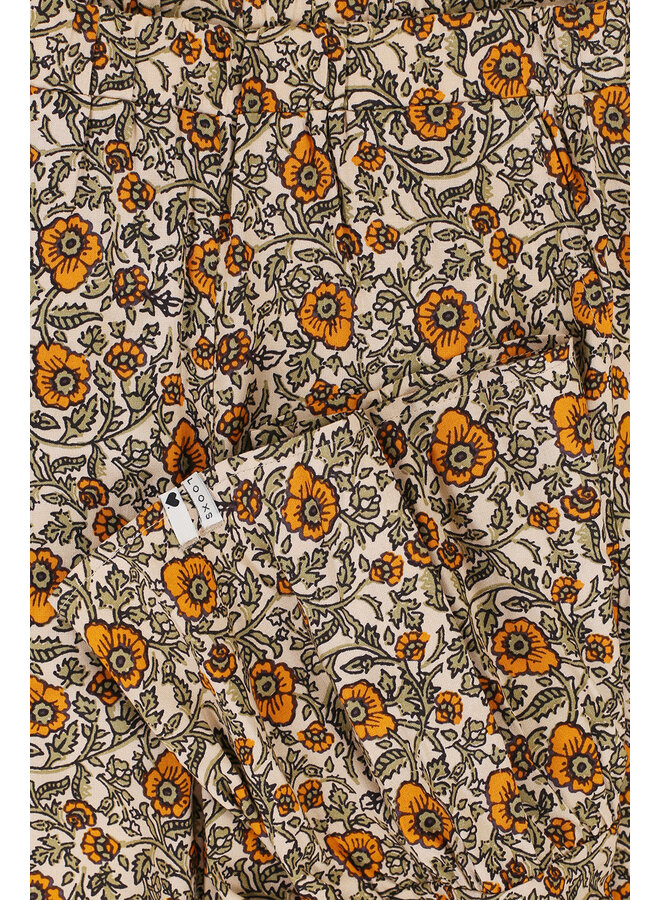 Looxs Little - Little flower pants - Orange Floral