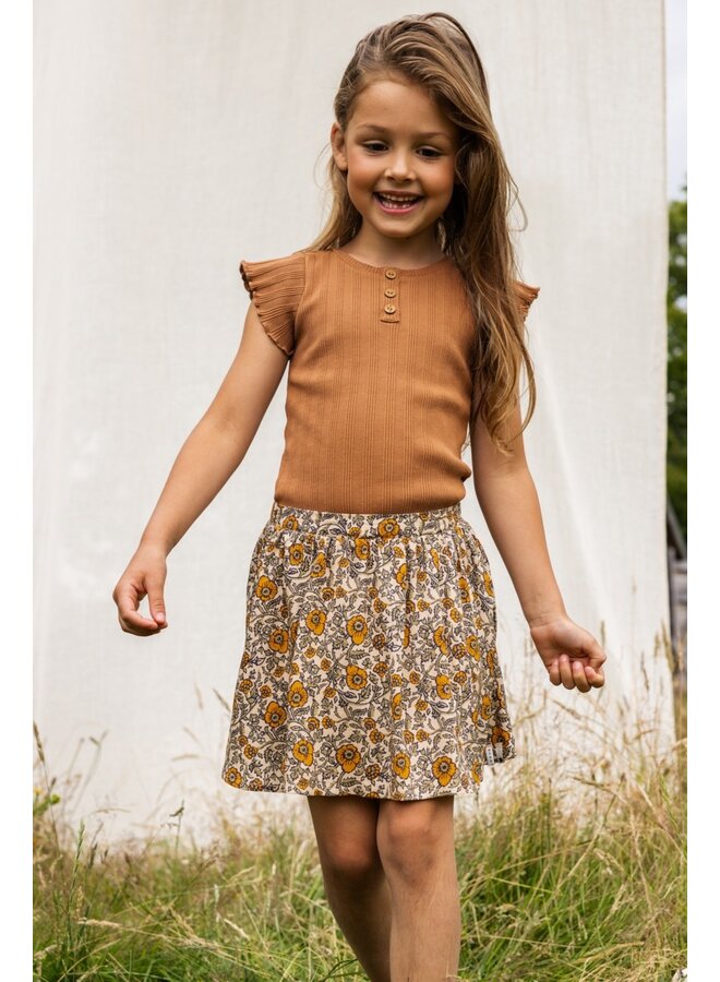 Looxs Little - Little skirt -  Orange Floral