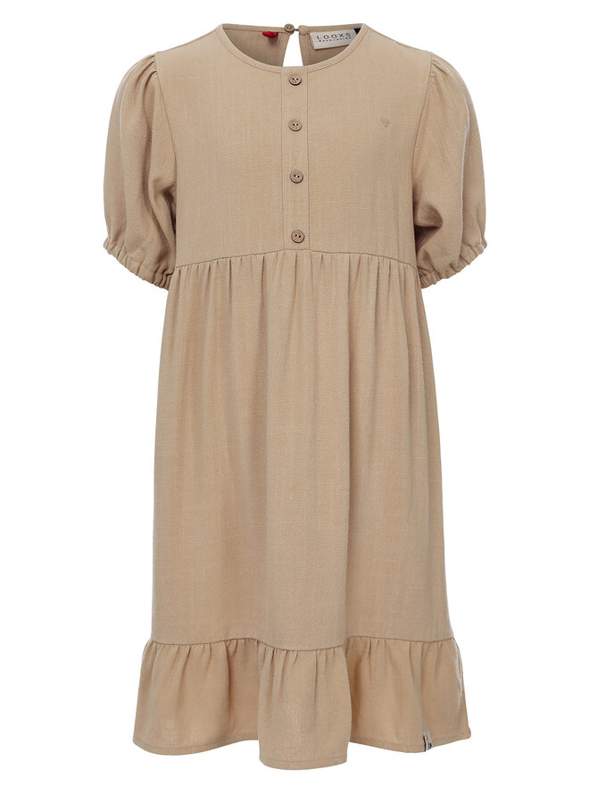 Looxs Little - Little linen dress -  Sage