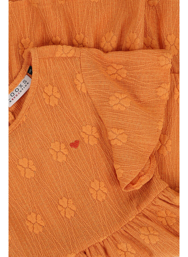 Looxs Little - Little lace dress – Orange