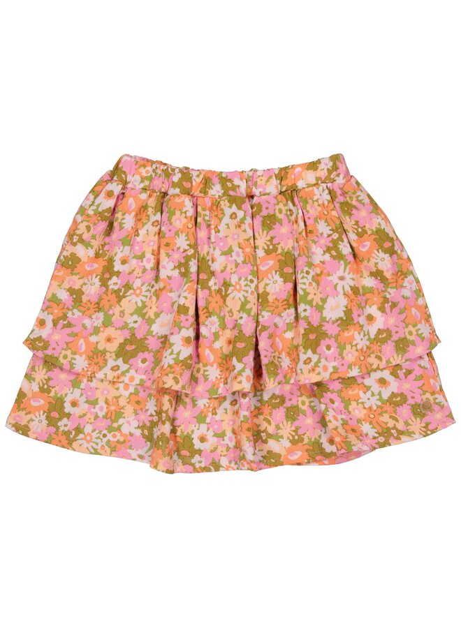 Bregje – Skirt - AOP Pink Flower