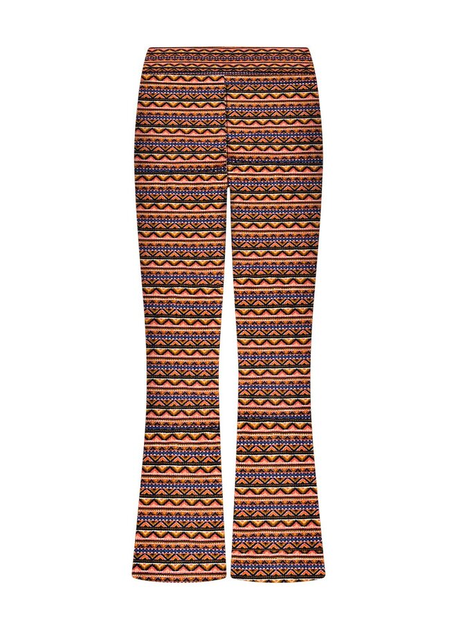 Bodyl - girls flared pants print – Blush aztec