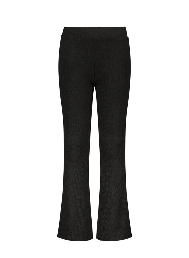 Isa - girls flared pants – Black