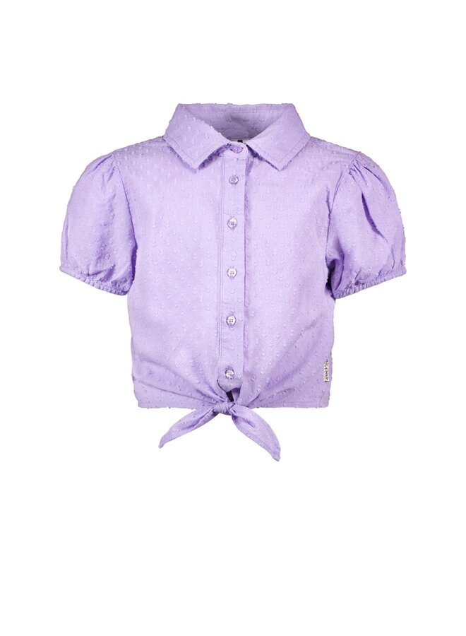 Vajenne - girls knot blouse – Lavender