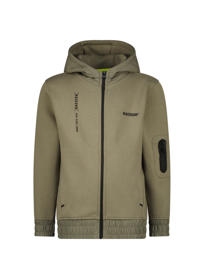 Raizzed - Olan – cardigan – dusty olive