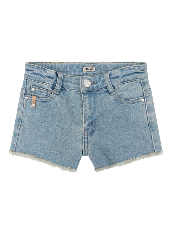 Demin Short Raw Edge – Light Denim