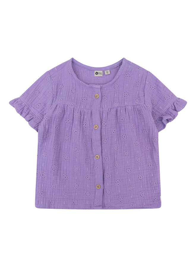 Daily7 - Shirt Shortsleeve Muslin Brode – Dahlia Purple