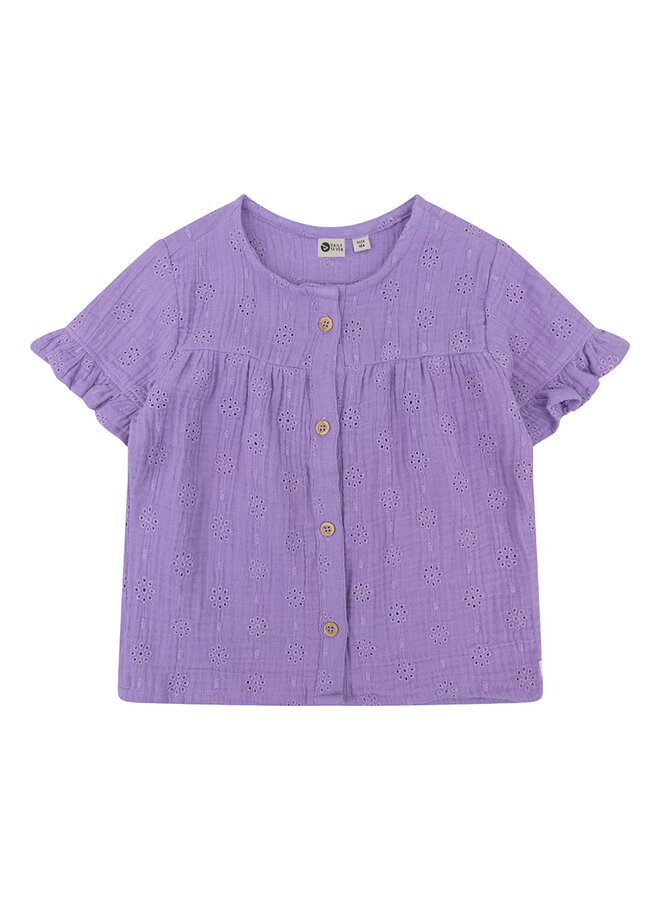 Shirt Shortsleeve Muslin Brode – Dahlia Purple