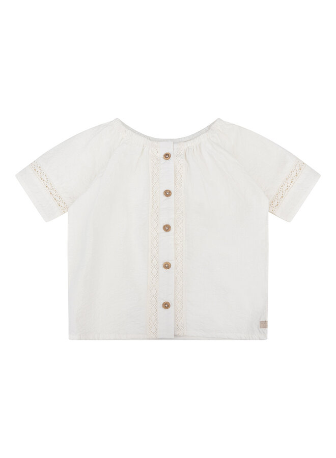 Daily7 - Shirt shortsleeve Poplin – Off White