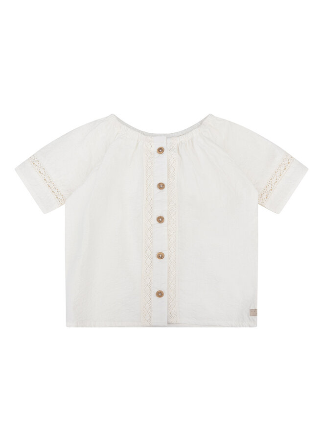 Shirt shortsleeve Poplin – Off White