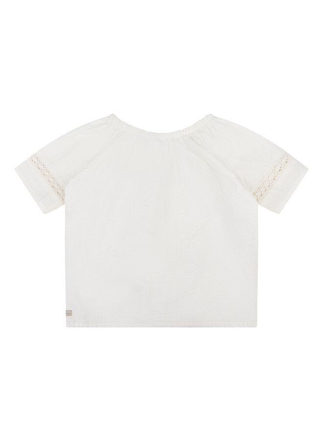 Daily7 - Shirt shortsleeve Poplin – Off White