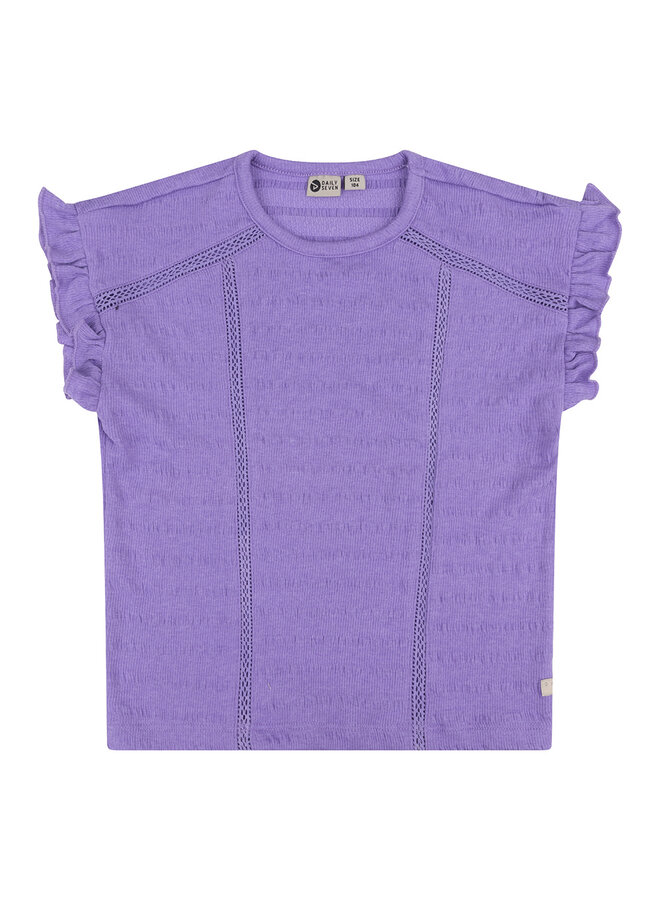 Organic T-shirt Fancy Tape – Dahlia Purple