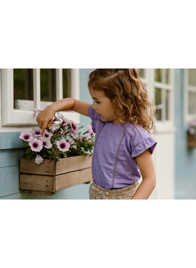 Daily7 - Organic T-shirt Fancy Tape – Dahlia Purple