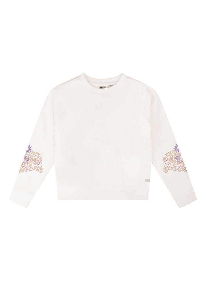 Daily7 - Organic Sweater Embroidery – Off White