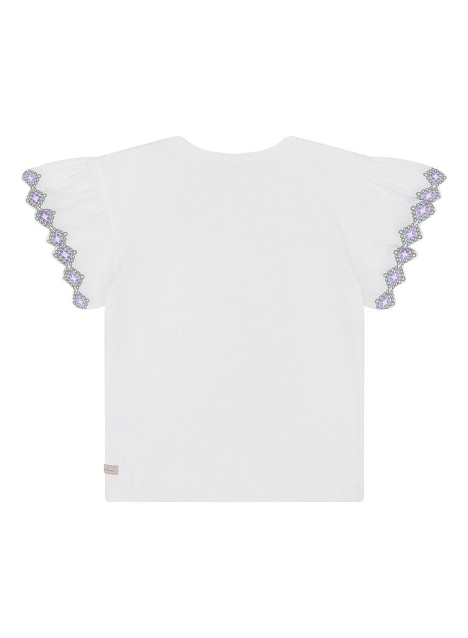 Daily7 - T-Shirt Broderie – Off White