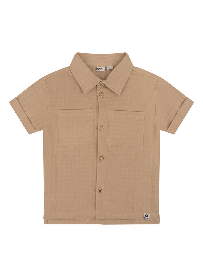 Daily7 - Shirt Shortsleeve Structure – Camel Sand
