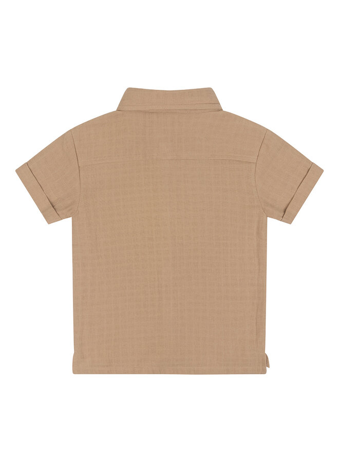 Daily7 - Shirt Shortsleeve Structure – Camel Sand