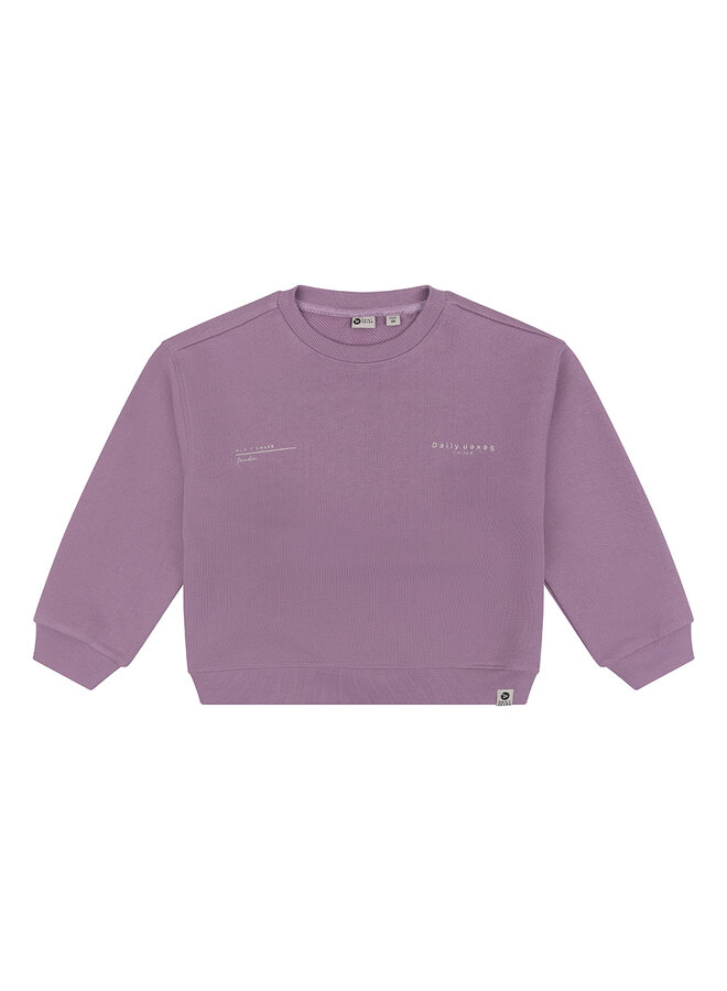 Organic Sweater Oversized DLY7 – Old Purple
