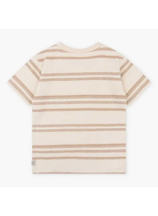 Daily7 - Organic T-shirt Stripe – Sandshell