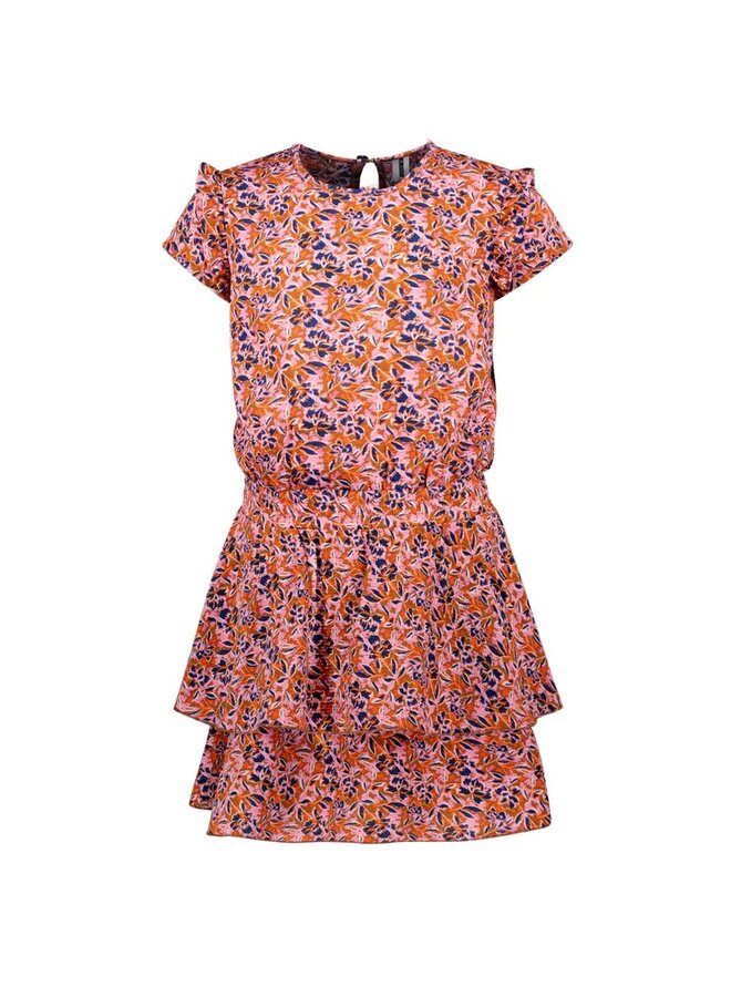 B.Nosy - Steffi – Girls dress allover print – Stunning AO