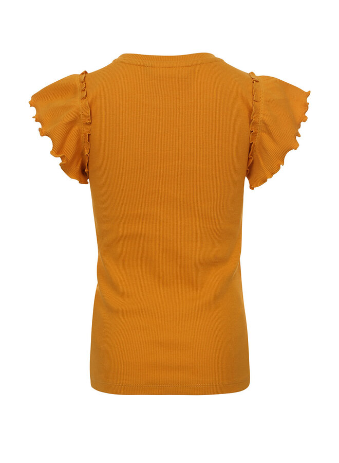 Looxs Little - Little rib t-shirt – Warm Yellow