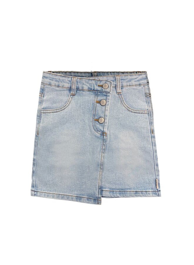 Vicky – Girls denim skirt – Vivid denim