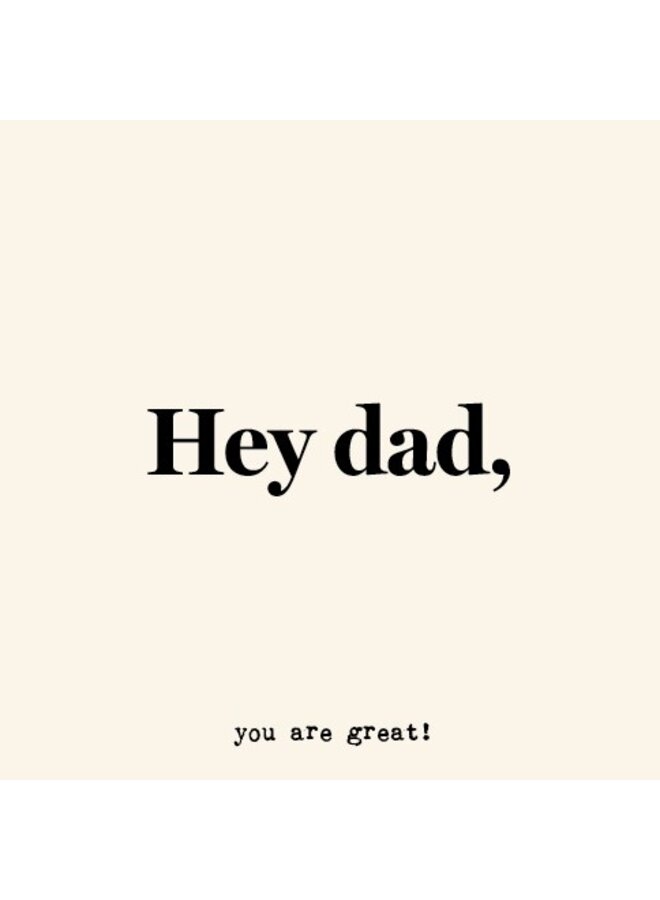 LH030 - Hey Dad