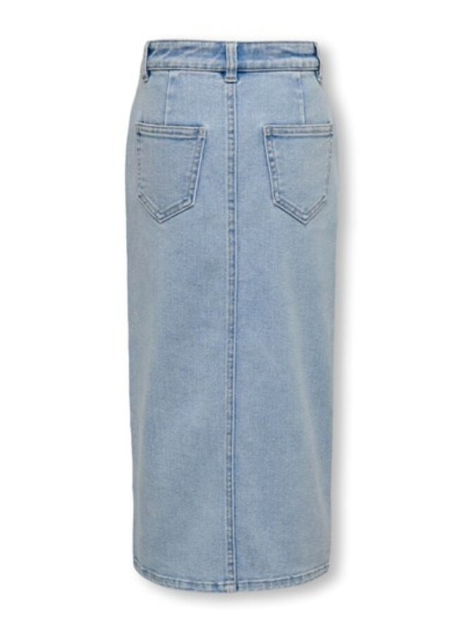 Siri – Front slit skirt dnm gua noos - Light Blue Denim