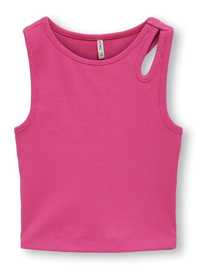 Kids Only - Nessa S/L Cut Out Top - Raspberry Rose