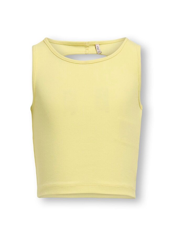 Nessa S/L Cut Out Top -Yellow Pear