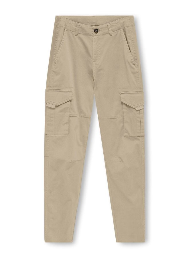 Maxwell – straight cargo pant  – White pepper