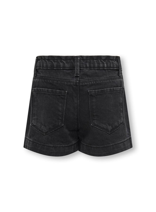 Kids Only - Comet – wide denim shorts - Washed Black