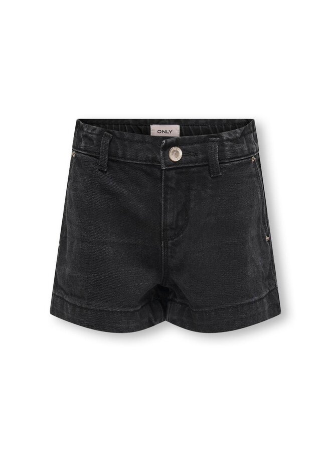 Kids Only - Comet – wide denim shorts - Washed Black