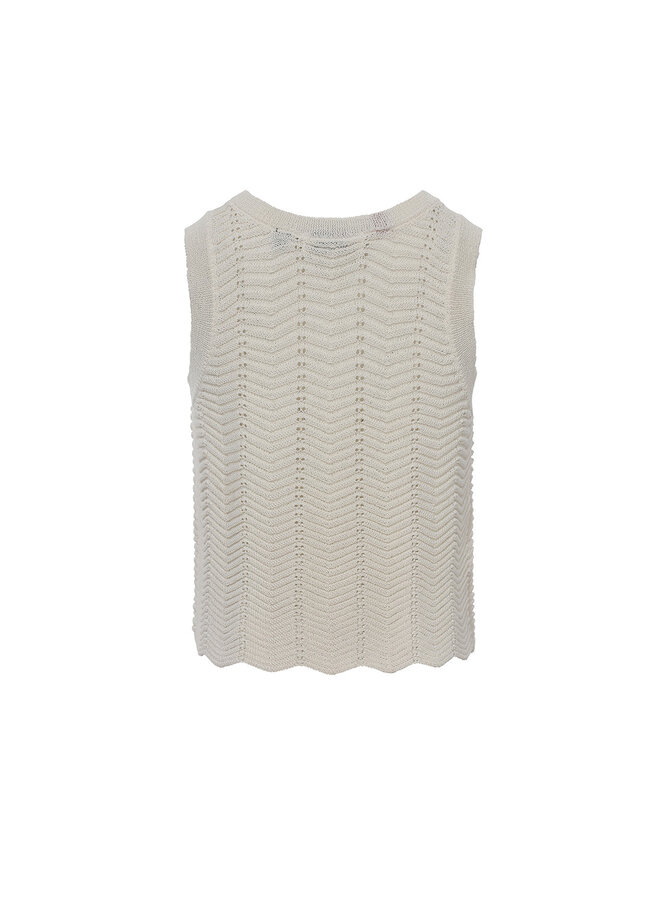 Looxs Little - Little knitted top – Ivory