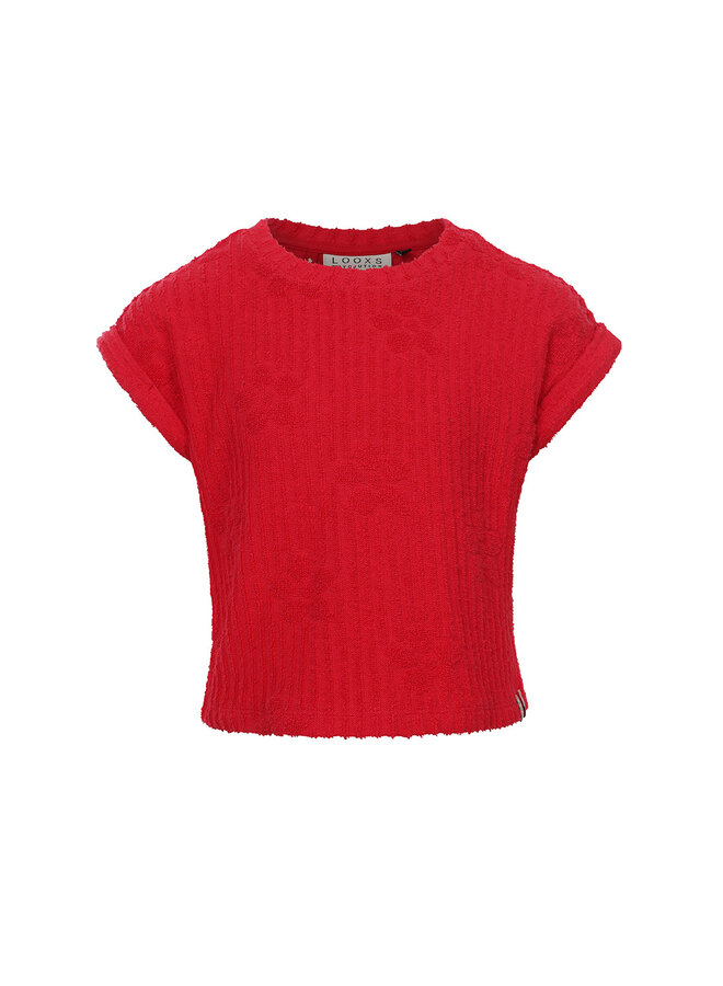 Little terry cloth t-shirt – Red