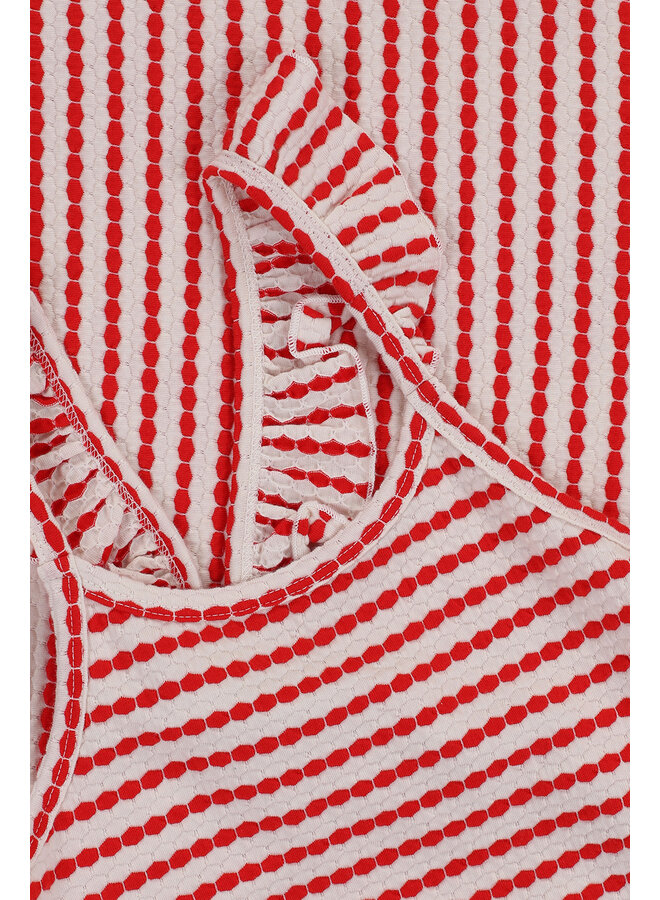 Looxs Little - Looxs Little - Little striped dress – Red