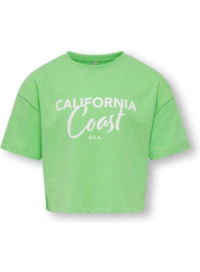 Kids Only - Olivia Loose S/S State top box - Deep mint