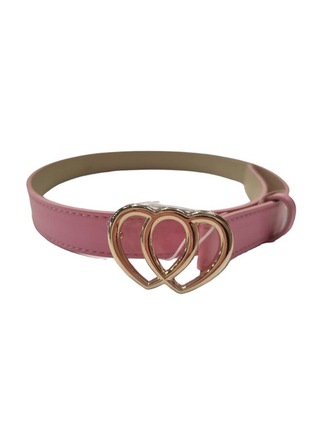 Kids Only - Pina – heart jeans belt – begonia pink