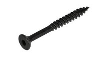 100 stuks Potdekselschroef / spaanplaatschroef - Zwart gecoat 4 x 50 mm 100 stuks Potdekselschroef / spaanplaatschroef - Zwart gecoat 4 x 50 mm