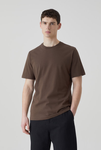 basic t-shirt brown