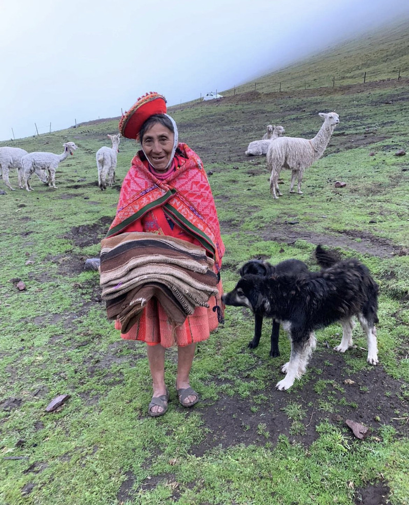 vintage alpaca cushion cover-5